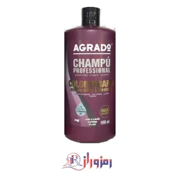 شامپو  agrado مدل  colorterapa مناسب مو های رنگ شده 900میل